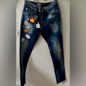 NWT George V Paris Men’s Slim Fit Denim Jeans.